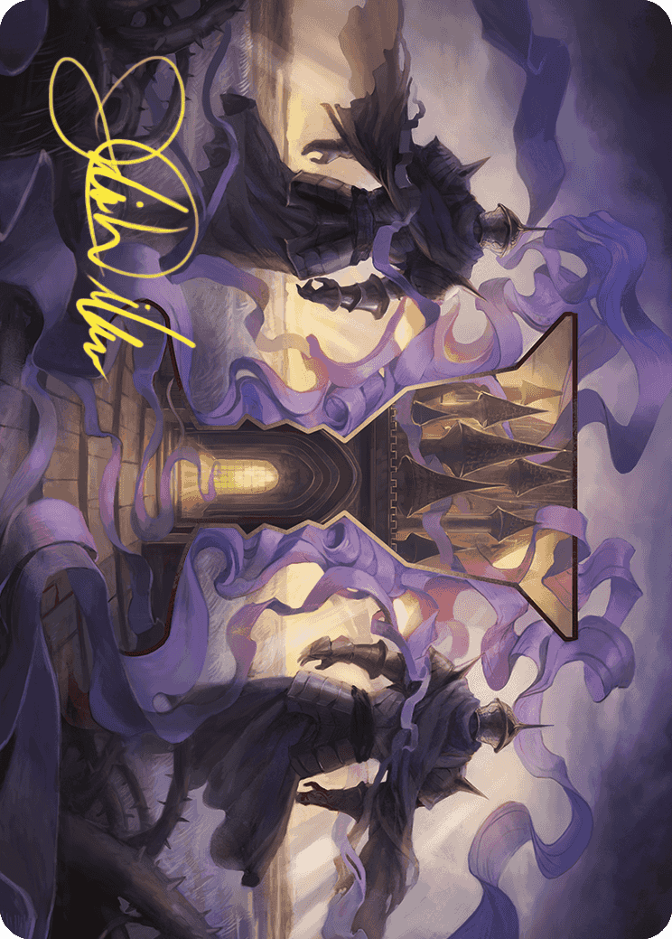Image of Court of Locthwain Art Card (Gold-Stamped Signature) [Wilds of Eldraine Art Series]