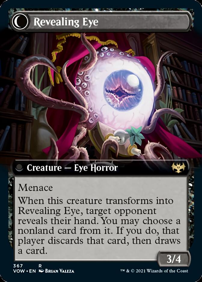 Image of Concealing Curtains // Revealing Eye (Extended Art) [Innistrad: Crimson Vow]