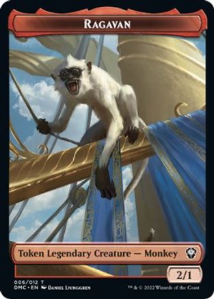 Image of Ragavan // Treasure Double-Sided Token [Dominaria United Commander Tokens]
