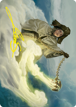Image of Traveling Minister Art Card (Gold-Stamped Signature) [Innistrad: Crimson Vow Art Series]