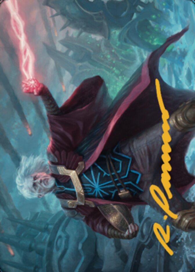 Image of Urza, Lord Protector Art Card (Gold-Stamped Signature) [The Brothers' War Art Series]