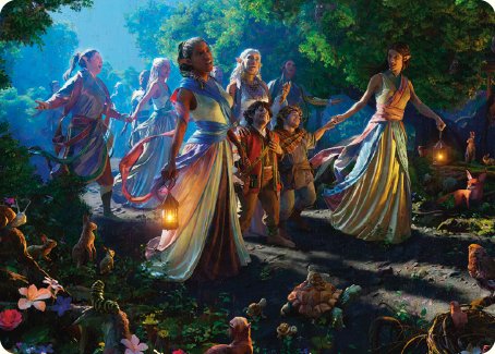 Image of Realm Seekers Art Card [The Lord of the Rings: Tales of Middle-earth Art Series]