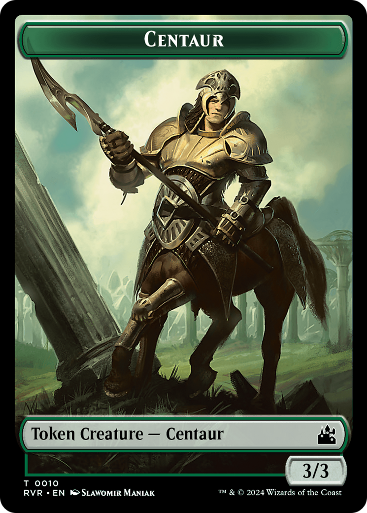 Image of Centaur Token [Ravnica Remastered Tokens]