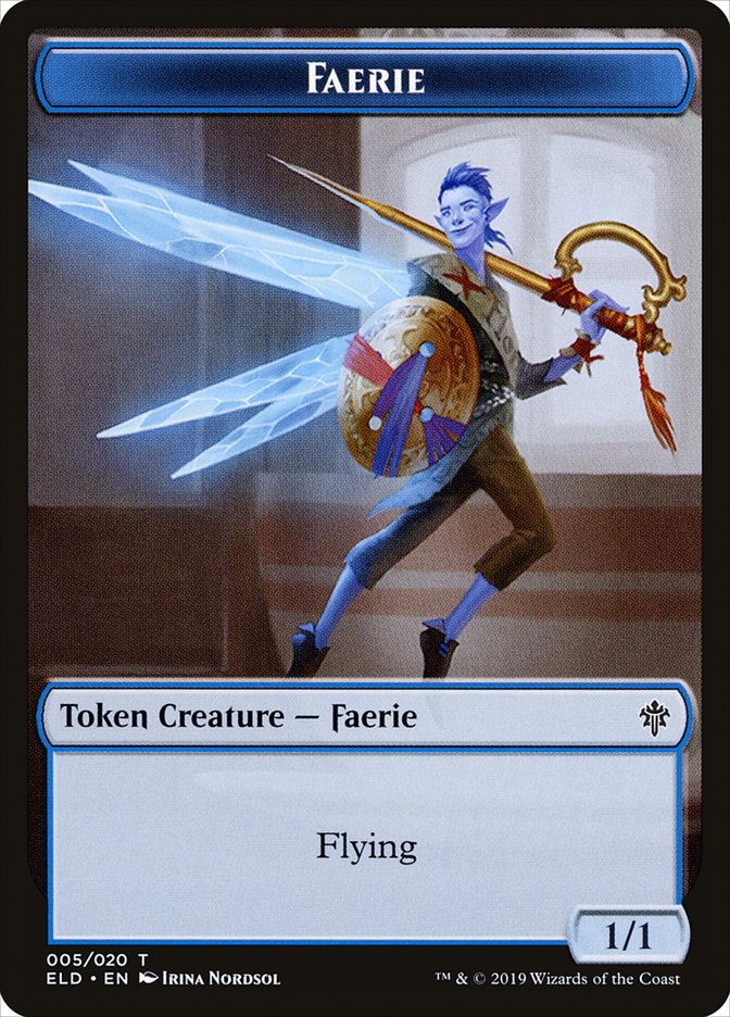 Image of Faerie Token [Throne of Eldraine Tokens]