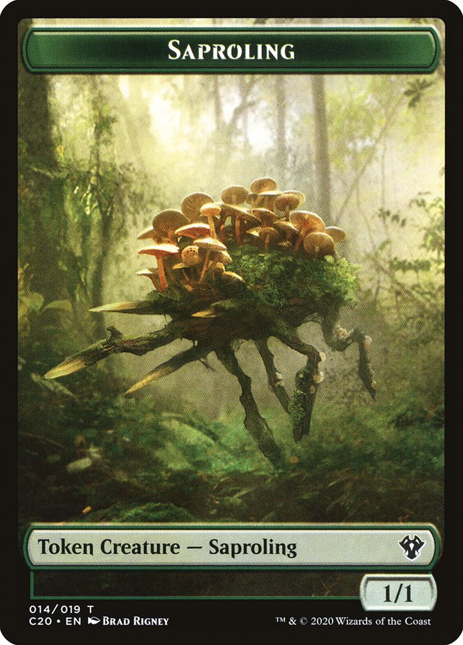 Image of Saproling Token [Commander 2020 Tokens]