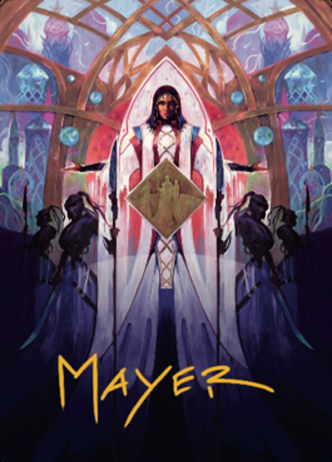 Image of Kayla's Command Art Card (Gold-Stamped Signature) [The Brothers' War Art Series]