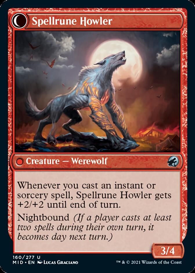 Image of Spellrune Painter // Spellrune Howler [Innistrad: Midnight Hunt]