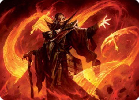 Image of Plargg, Dean of Chaos Art Card [Strixhaven: School of Mages Art Series]