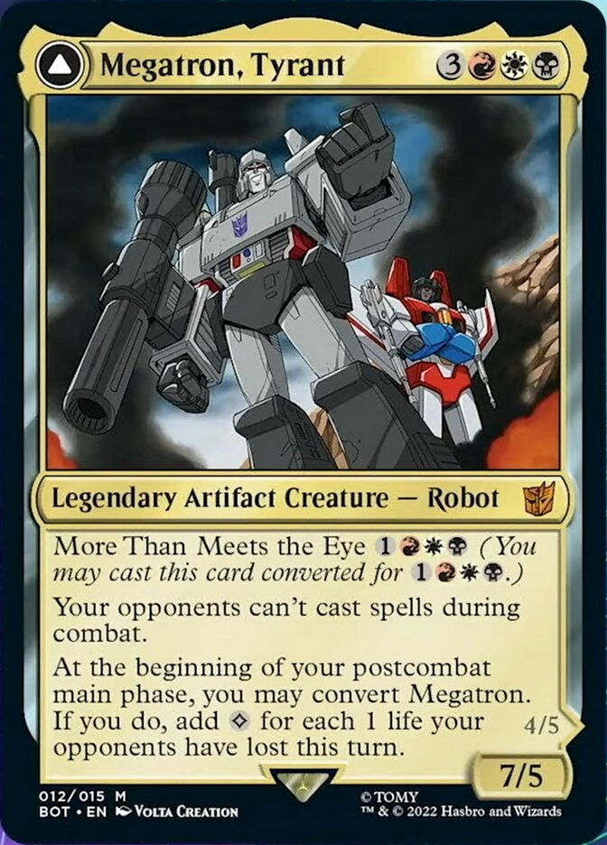 Image of Megatron, Tyrant // Megatron, Destructive Force [Transformers]