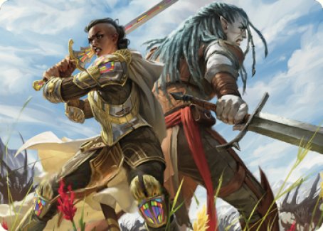Image of Join Forces Art Card [Dominaria United Art Series]