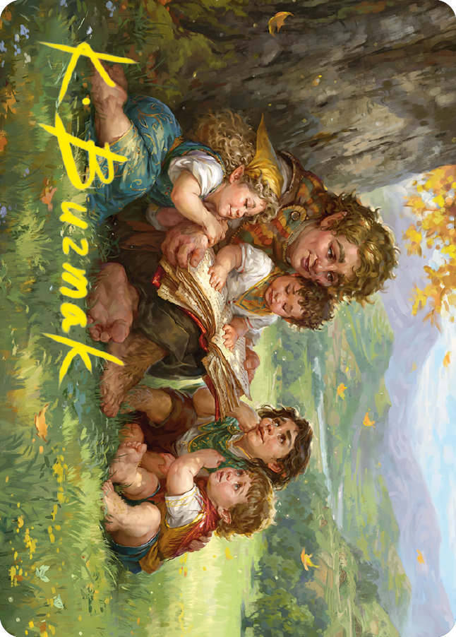 Image of Samwise Gamgee Art Card (19/81) (Gold-Stamped Signature) [The Lord of the Rings: Tales of Middle-earth Art Series]