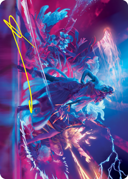 Image of Prismari Command Art Card (Gold-Stamped Signature) [Strixhaven: School of Mages Art Series]