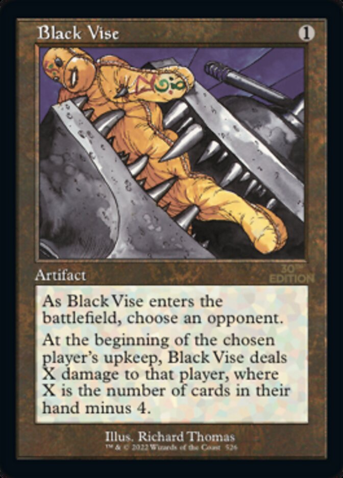 Image of Black Vise (Retro) [30th Anniversary Edition]