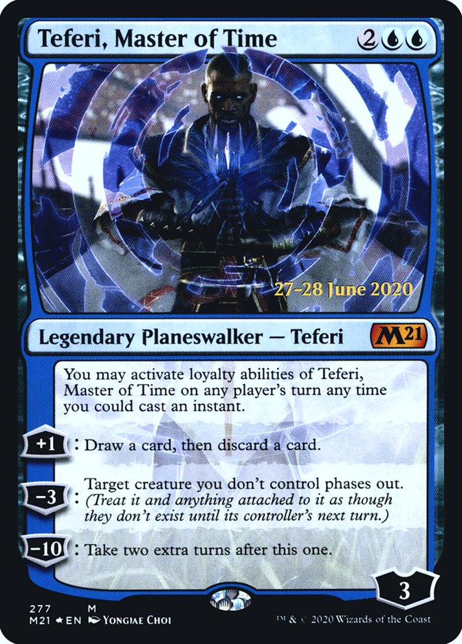 Image of Teferi, Master of Time (277) [Core Set 2021 Prerelease Promos]