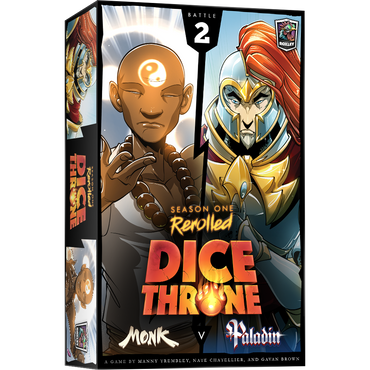 Dice Throne Season 1 Rerolled: Monk Vs Paladin (Battle 2)