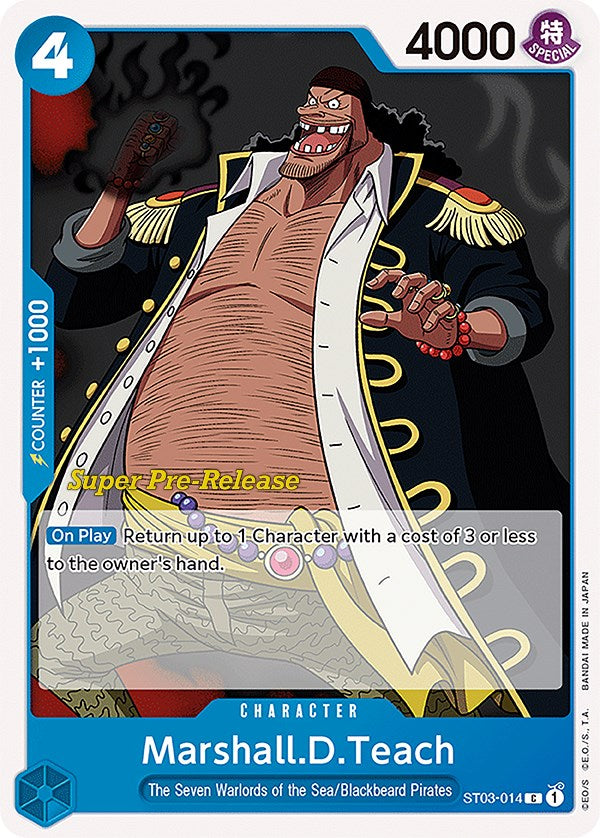 Image of Marshall.D.Teach [Super Pre-Release Starter Deck: The Seven Warlords of the Sea]