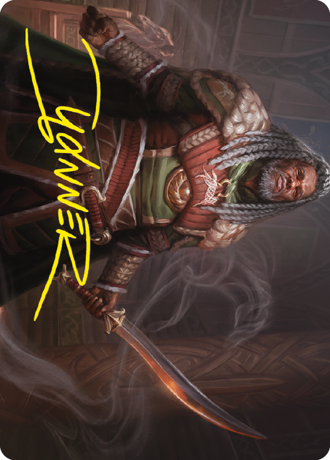 Image of Theoden, King of Rohan Art Card (Gold-Stamped Signature) [The Lord of the Rings: Tales of Middle-earth Art Series]