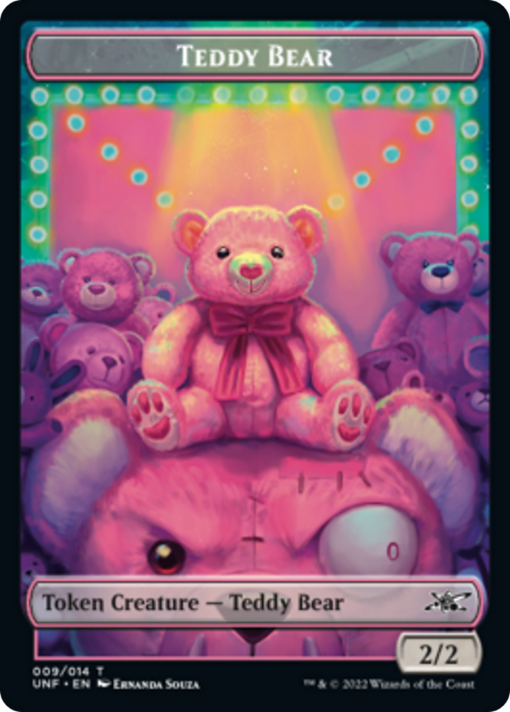 Image of Teddy Bear // Treasure (013) Double-Sided Token [Unfinity Tokens]