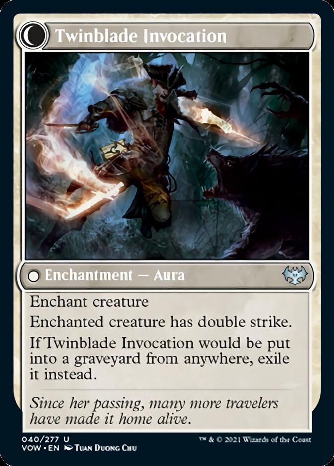 Image of Twinblade Geist // Twinblade Invocation [Innistrad: Crimson Vow]