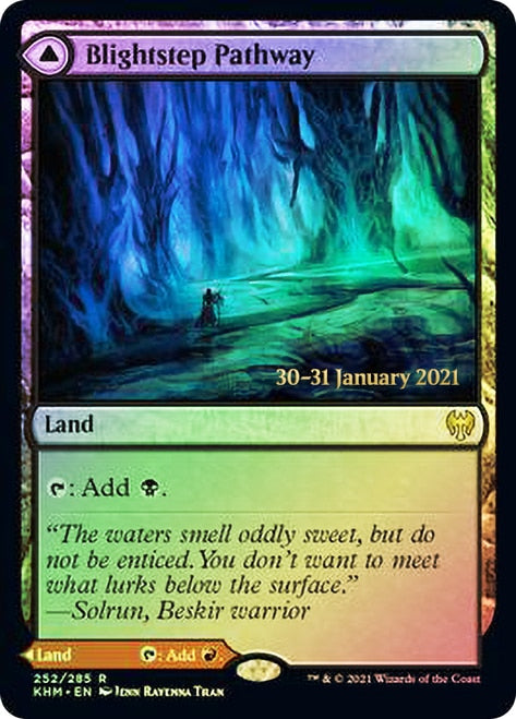 Image of Blightstep Pathway // Searstep Pathway [Kaldheim Prerelease Promos]