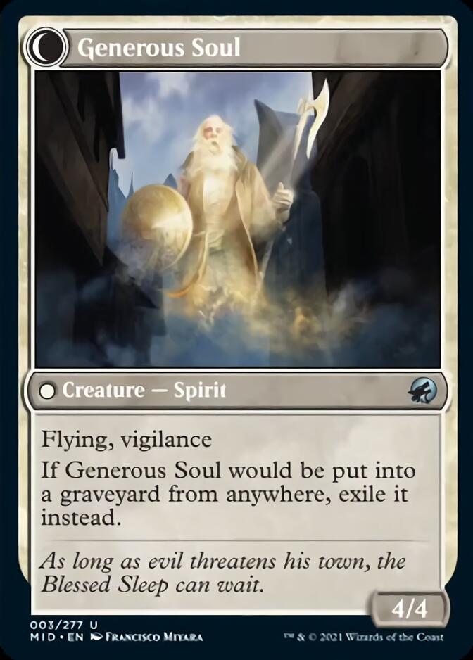 Image of Beloved Beggar // Generous Soul [Innistrad: Midnight Hunt]