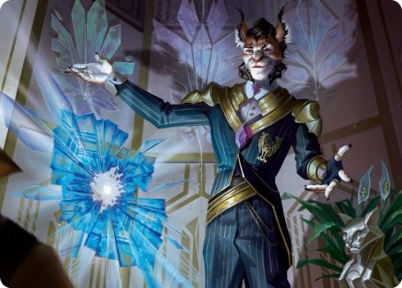 Image of Kros, Defense Contractor Art Card [Streets of New Capenna Art Series]