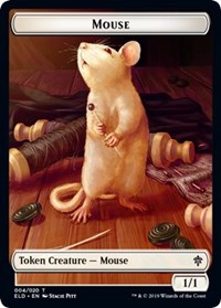Image of Mouse // Food (15) Double-Sided Token [Throne of Eldraine Tokens]