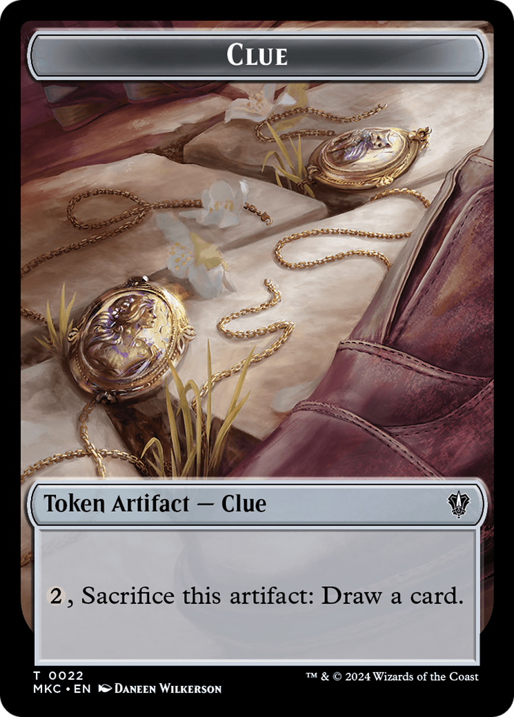 Image of Clue // Insect (0017) Double-Sided Token [Murders at Karlov Manor Commander Tokens]
