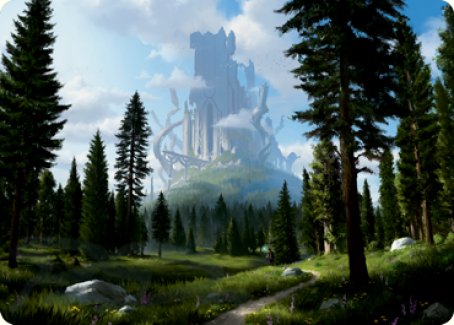 Image of Forest (278) Art Card [Dungeons & Dragons: Adventures in the Forgotten Realms Art Series]