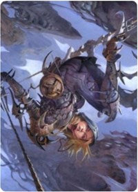 Image of Blackbloom Rogue Art Card [Zendikar Rising Art Series]