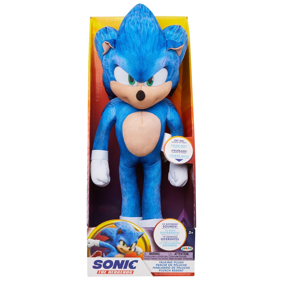 Image of Sonic The Hedgehog: The Movie Plush Talking Plush