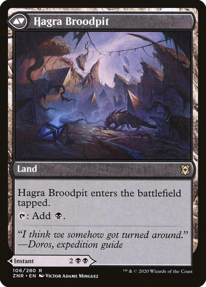 Image of Hagra Mauling // Hagra Broodpit [Zendikar Rising]