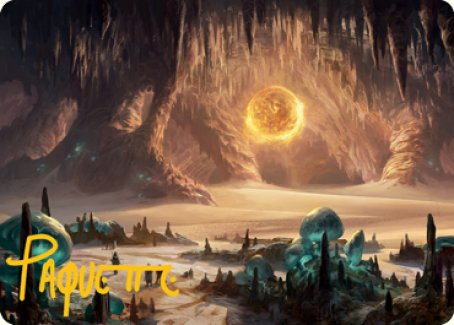 Image of Plains (265) Art Card (Gold-Stamped Signature) [Dungeons & Dragons: Adventures in the Forgotten Realms Art Series]