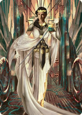Image of Elspeth Resplendent 2 Art Card [Streets of New Capenna Art Series]
