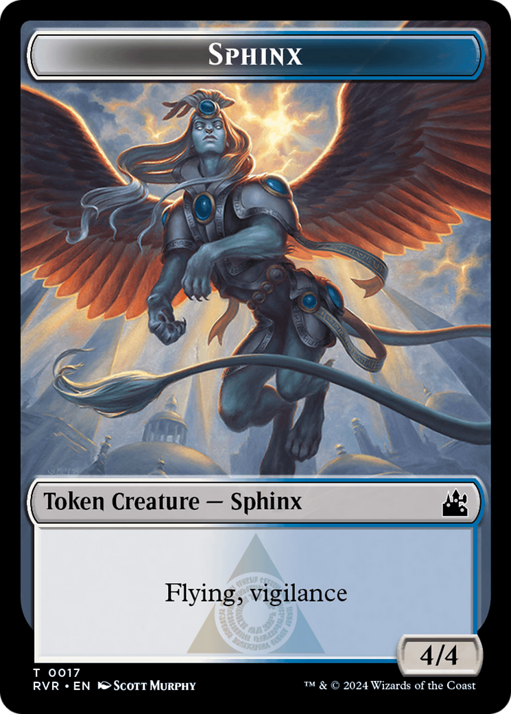 Image of Sphinx Token [Ravnica Remastered Tokens]