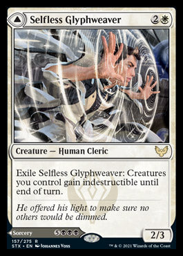 Image of Selfless Glyphweaver // Deadly Vanity [Strixhaven: School of Mages]