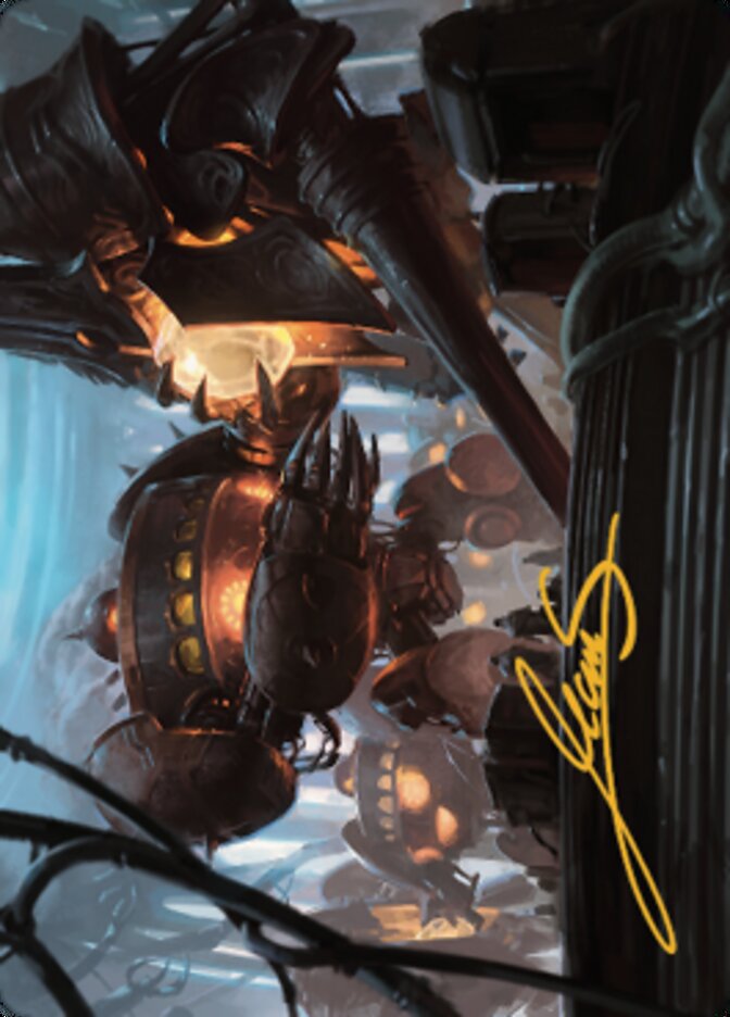 Image of Autonomous Assembler Art Card (Gold-Stamped Signature) [The Brothers' War Art Series]