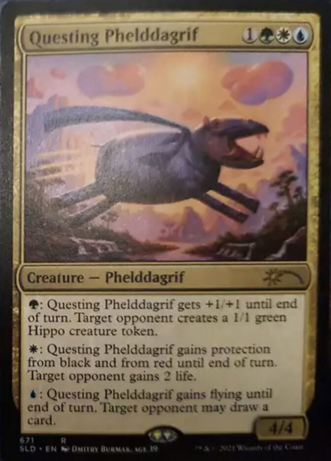 Image of Questing Phelddagrif (671) [Secret Lair Drop Promos]
