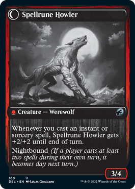 Image of Spellrune Painter // Spellrune Howler [Innistrad: Double Feature]