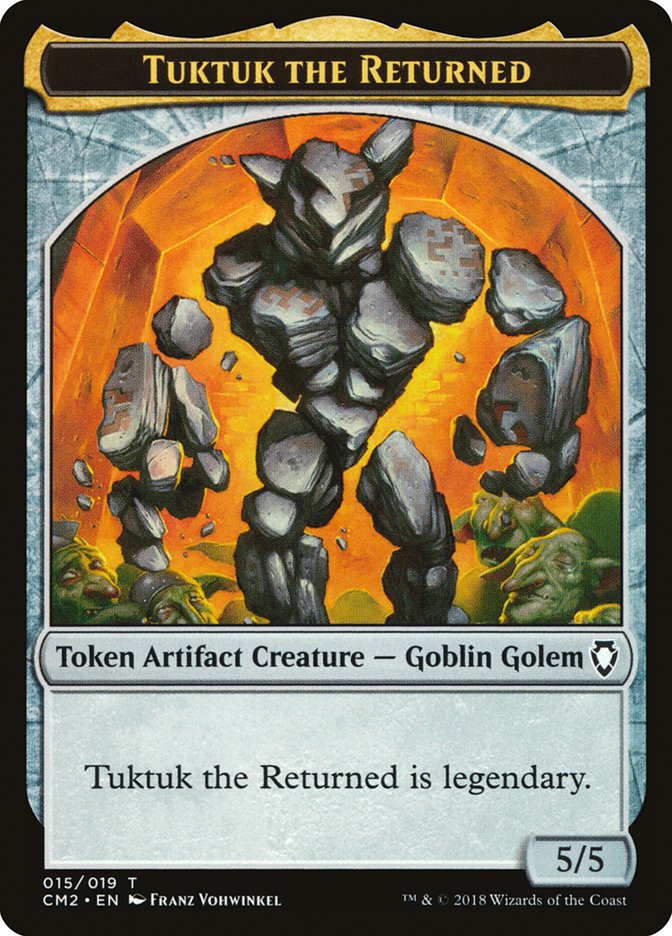 Tuktuk the Returned Token [Commander Anthology Volume II Tokens]