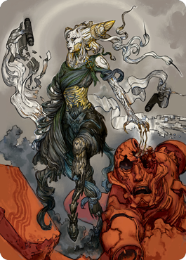Image of Tamiyo, Compleated Sage Art Card [Kamigawa: Neon Dynasty Art Series]