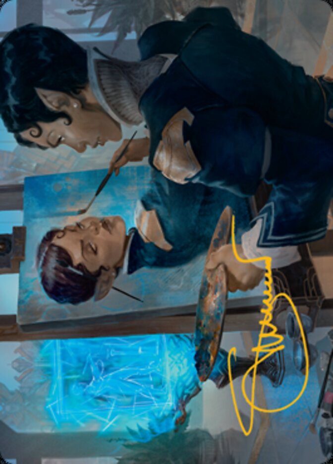 Image of Parnesse, the Subtle Brush Art Card (Gold-Stamped Signature) [Streets of New Capenna Art Series]