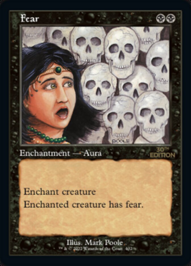 Image of Fear (Retro) [30th Anniversary Edition]
