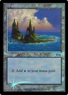 Image of Island (Urza's Saga FOIL)