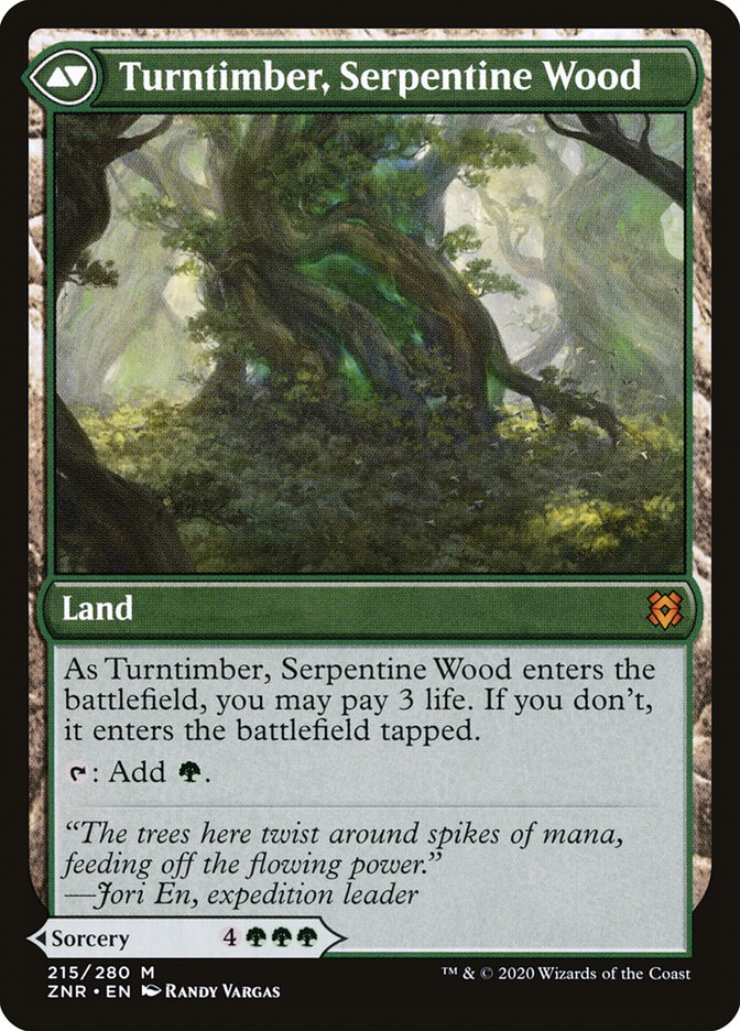 Image of Turntimber Symbiosis // Turntimber, Serpentine Wood [Zendikar Rising]