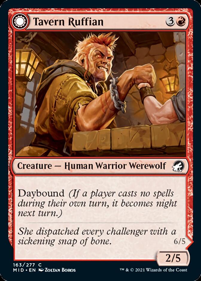 Image of Tavern Ruffian // Tavern Smasher [Innistrad: Midnight Hunt]