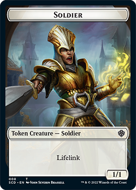 Image of Saproling // Soldier Double-Sided Token [Starter Commander Decks]
