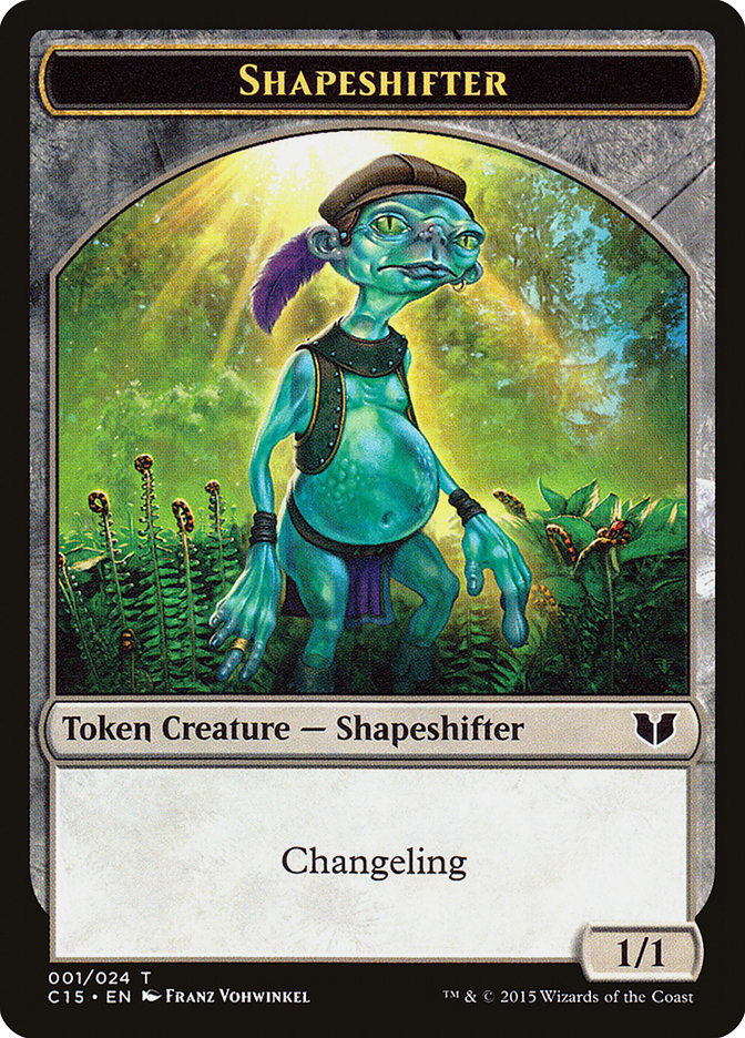 Image of Elemental Shaman // Shapeshifter Double-Sided Token [Commander 2015 Tokens]