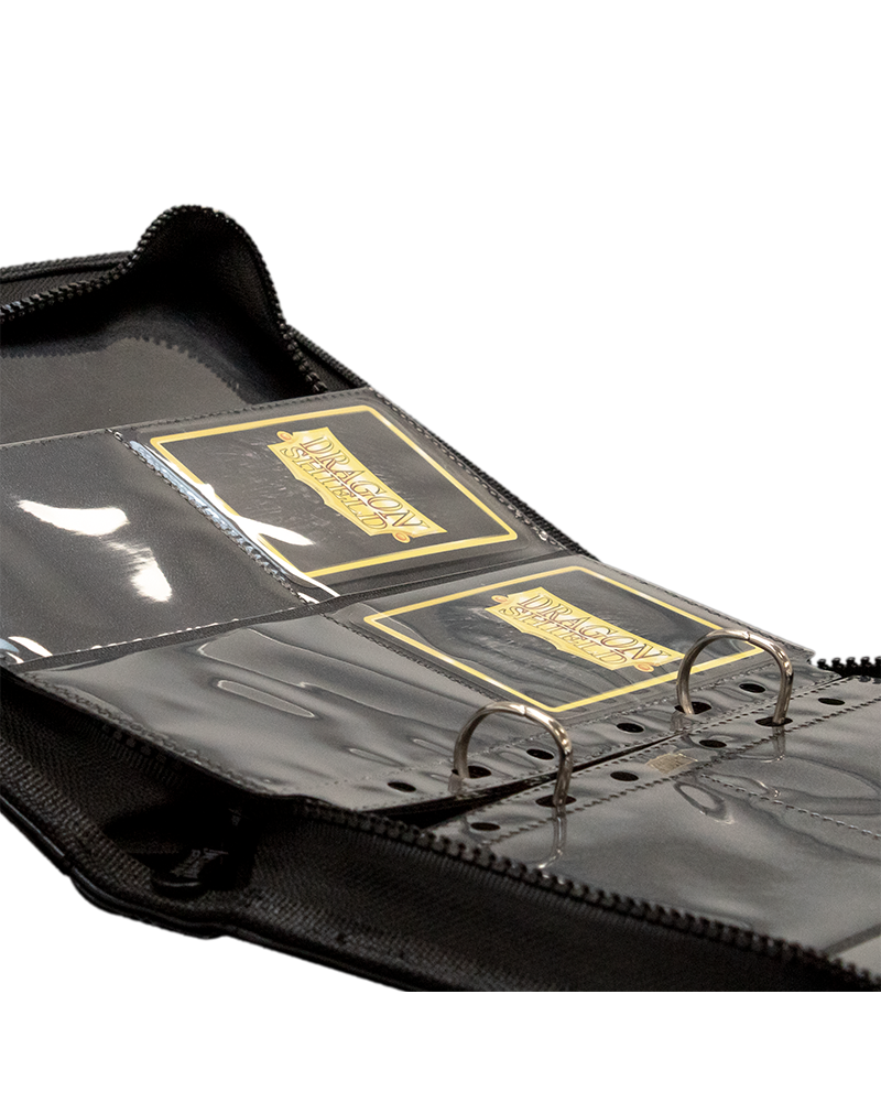 Image of Black Zipper Card Codex - Dragon Shield