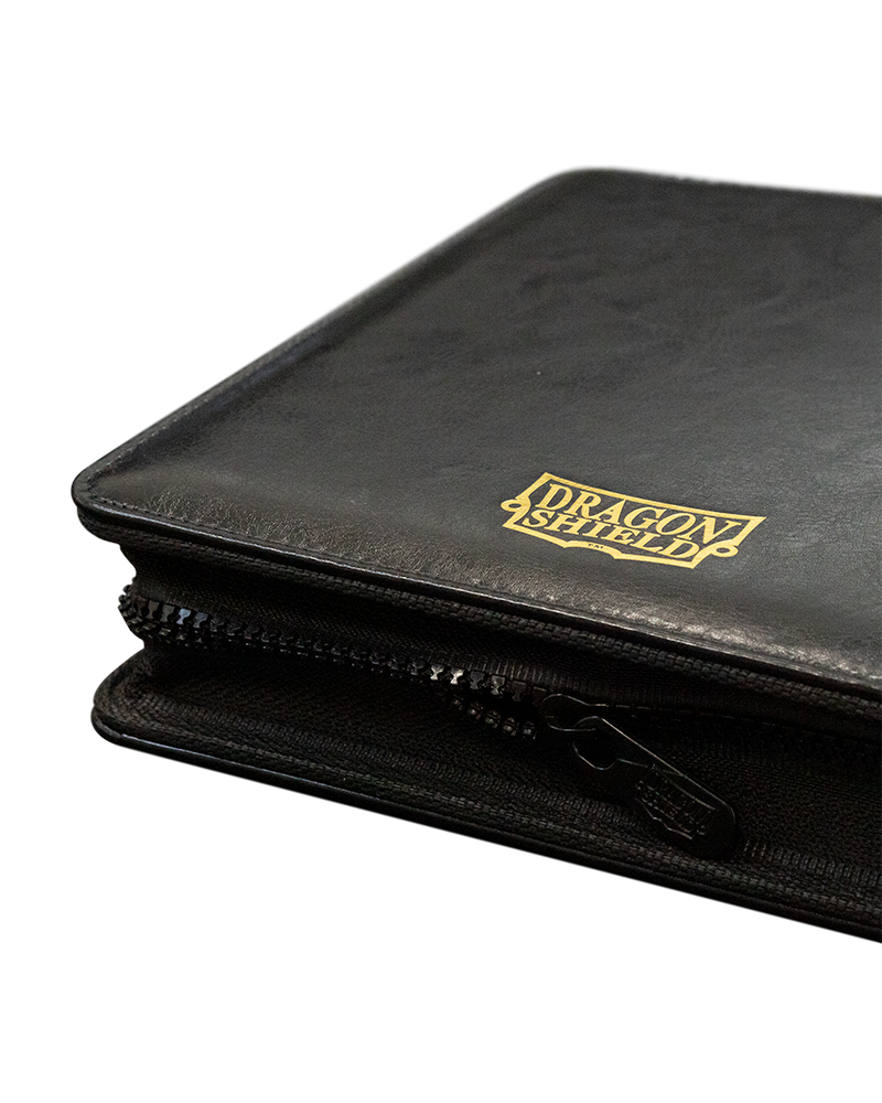 Image of Black Zipper Card Codex - Dragon Shield